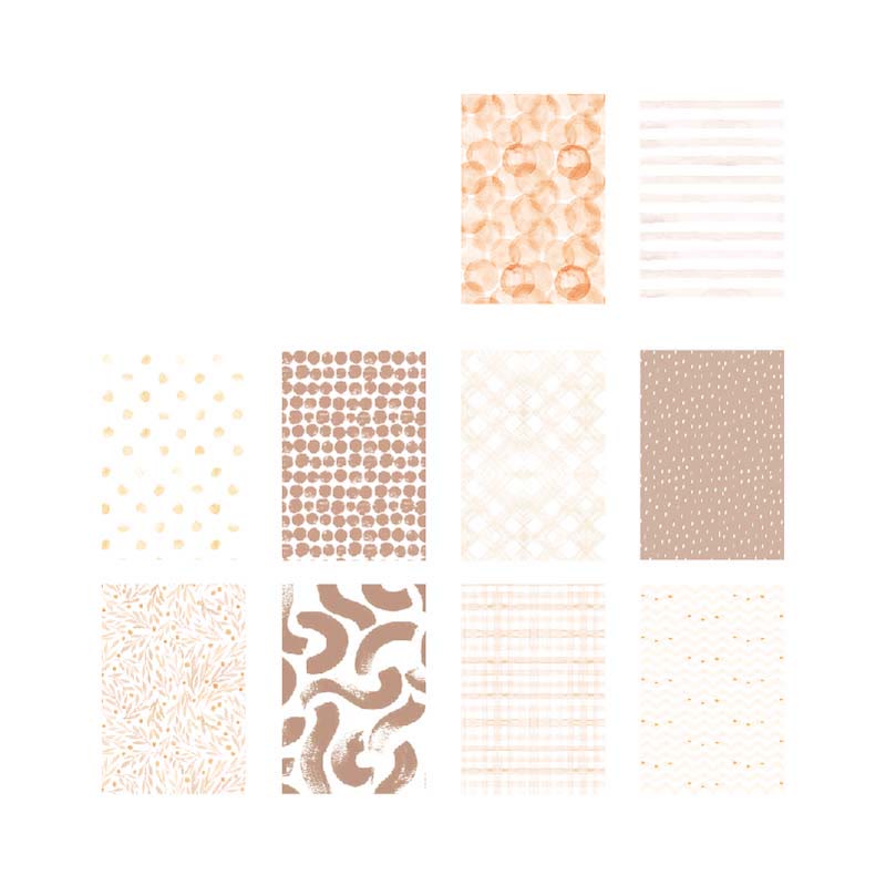 Sweet Supply Series Warm Styles Paper Decorative Journaling Paper