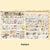 Retro Nostalgic Memory Washi Tape Set Decorative Scrapbook Tape