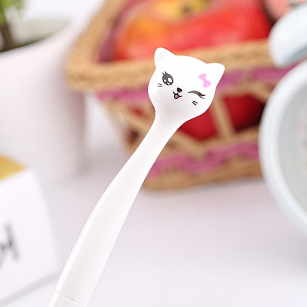 0.5mm/0.38mm Tip Pens For Students Cute Cat Pattern Office Supplies