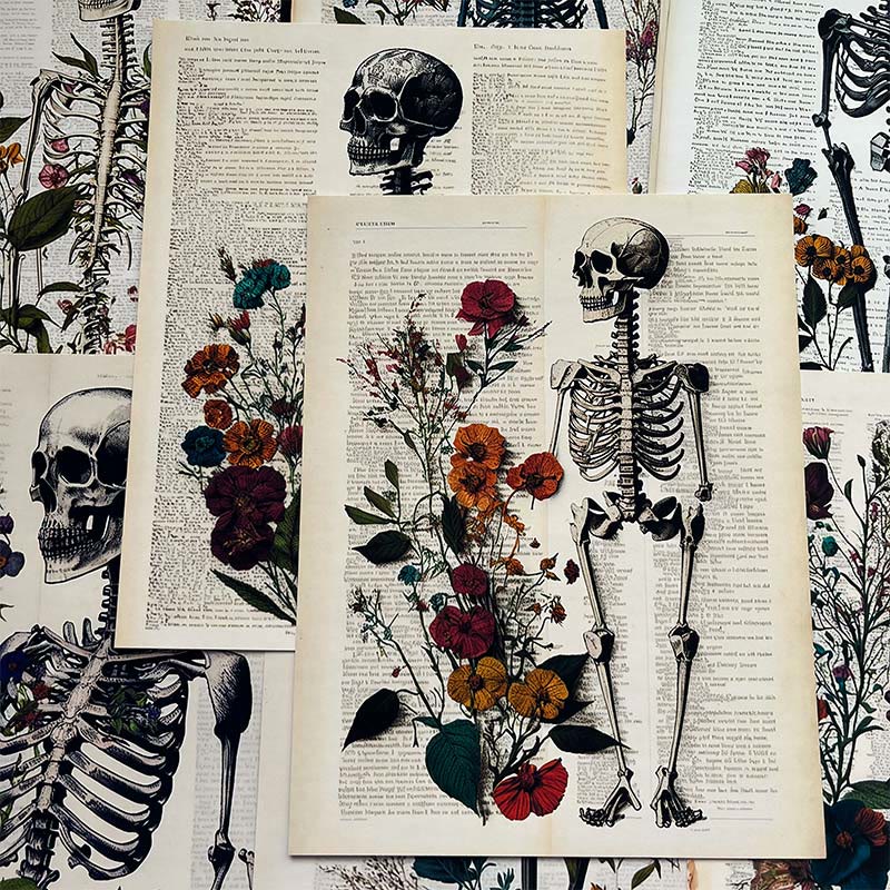 Dark Anatomy Series Paper Set Decorative Journaling Paper