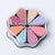 8 Metallic Colors Finger Ink Pads Petal Color Box for Wooden Rubber Stamps