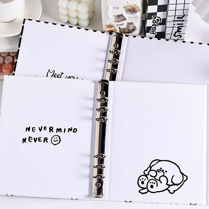 Cute Cartoon Dog Photo Album With Loose Leaf Binder