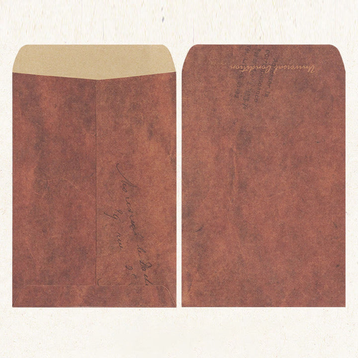 Brown Color Retro Kraft Paper Envelopes For Mail Letter