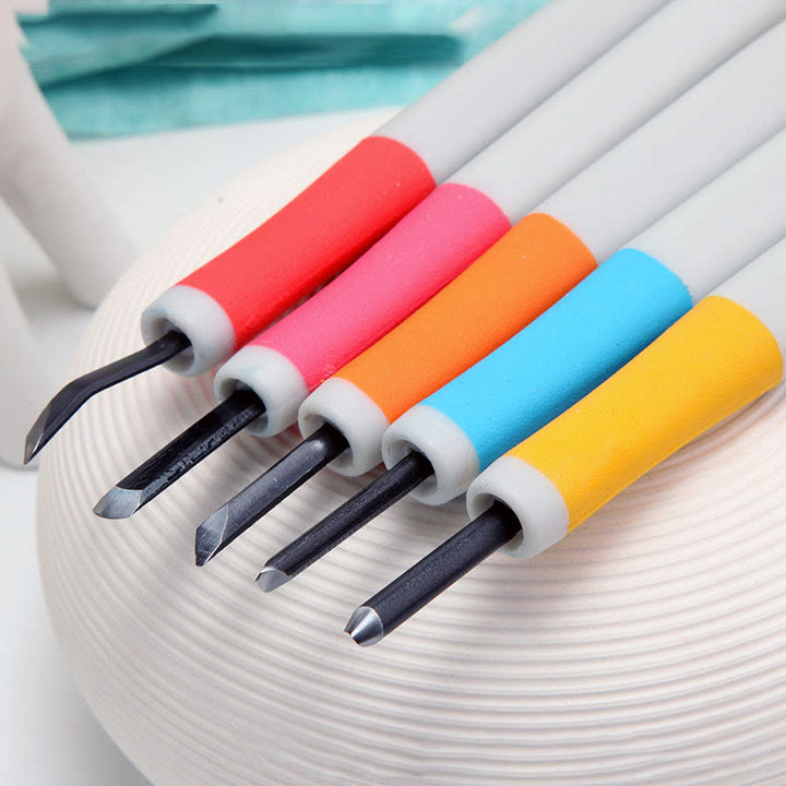 Utility Steel Rubber Stamp Carving Art Knife Tools Set