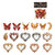 Dream Baroque Series Butterfly and Frame Theme PET Stickers Pack