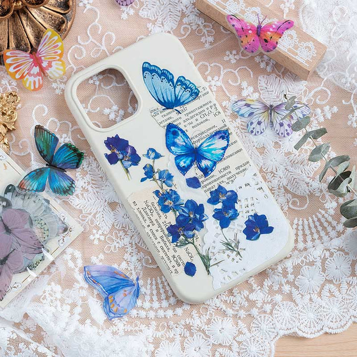 Variety Butterfly Theme Stickers 40Pcs Pack Scrapbook DIY Crafts