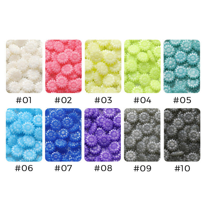 Retro Sunflower Wax beads For Wedding Stamp Mix Color Wax