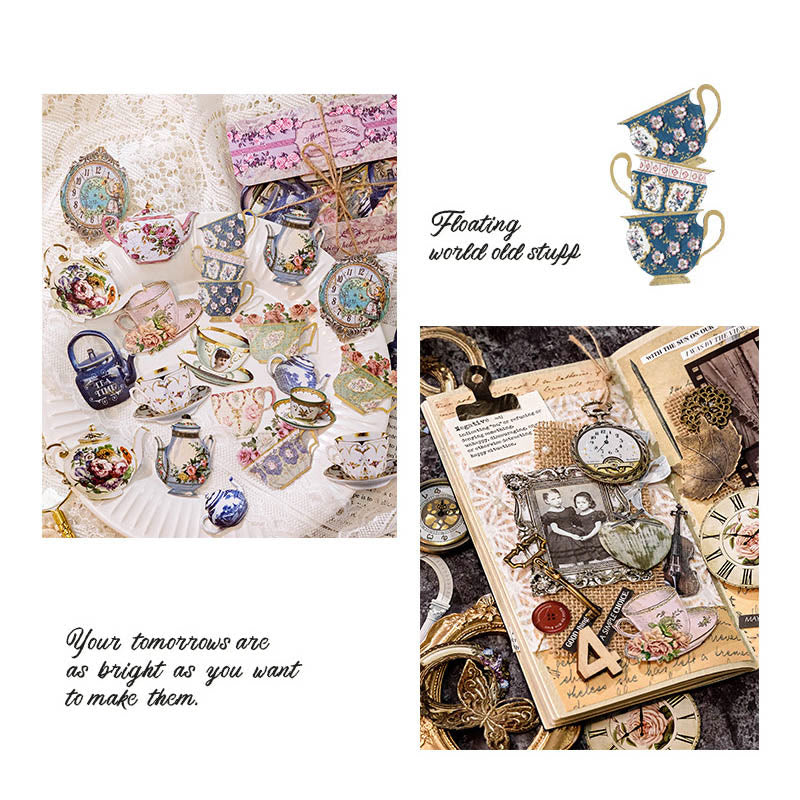 Baroque Series Hollow Out Sticker Set For Journal Decor