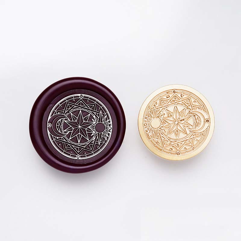 3D Embossed Magic Array Series Seal Wax Stamp Head