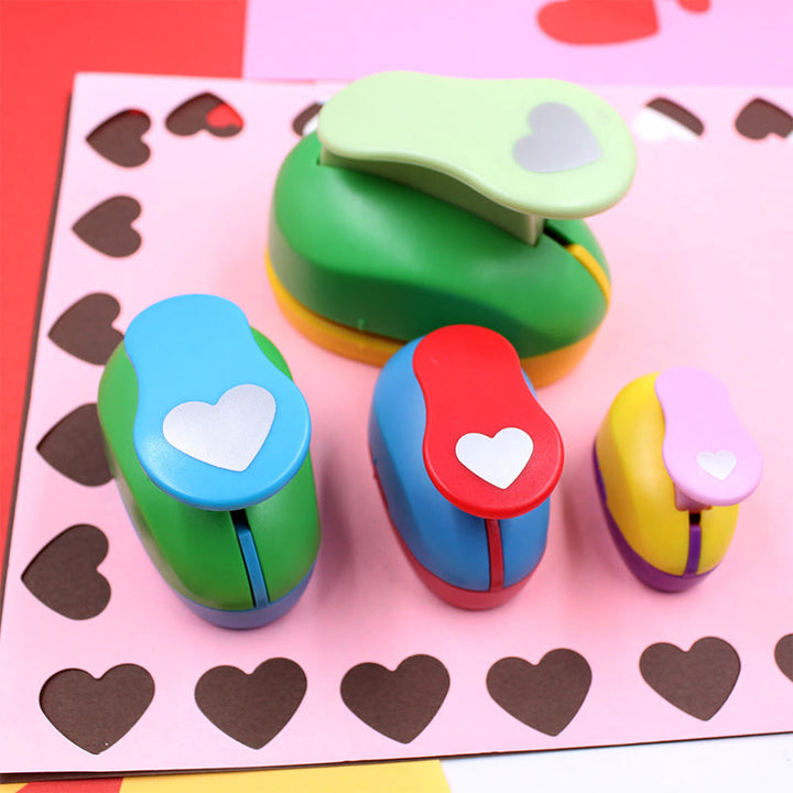 Mini Heart Shape Hole Punch For Kids Paper Crafting