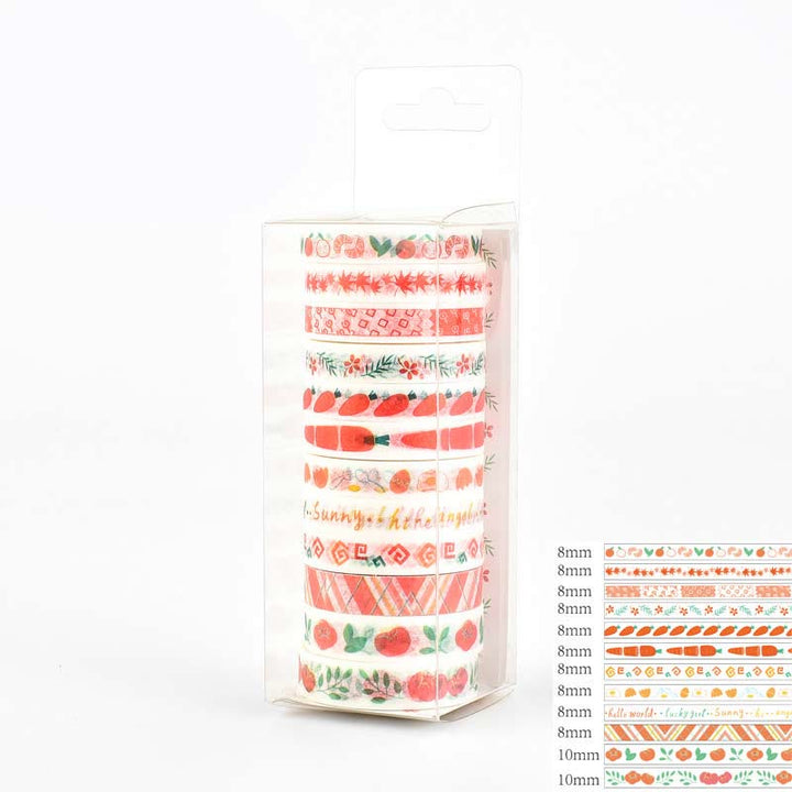 Cute Girls Series Washi Tape Set Scrapbook Tape Kit