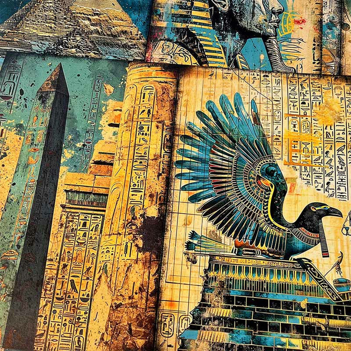 Pharaonic Mystics Of Egypt Series Paper Set Decorative Journaling Paper