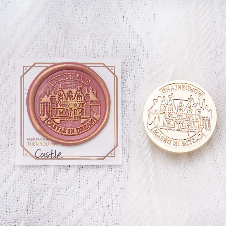 3D Round Architectural Series Seal Wax Stamp Head