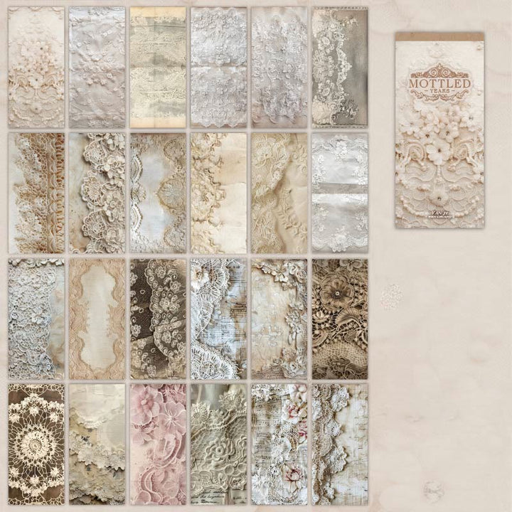 Mottled Years Series Paper Decorative Journaling Paper