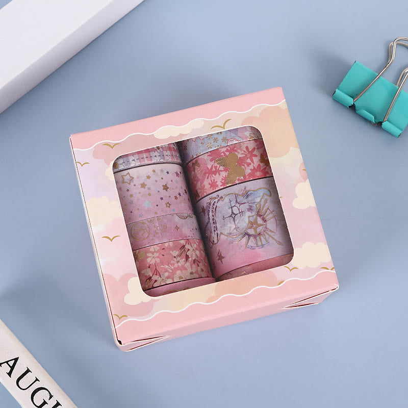 9 rolls Set Floral Series Washi Tape Decorative Scrapbook Tape