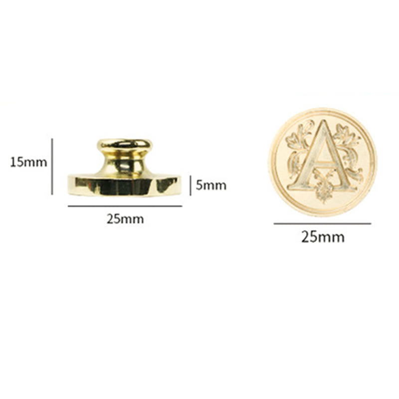 26 Capital Letter Series Seal Wax Stamp Decorative Gift