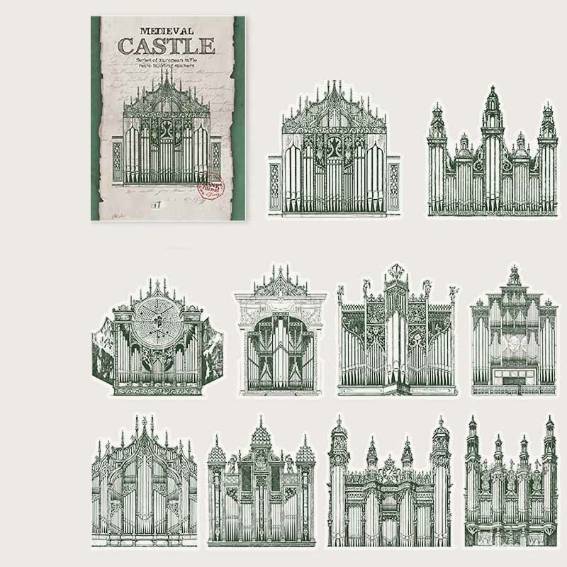 Medieval Castle Series Paper Decorative Journaling Paper