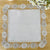 European Style Square Lace Coasters Vintage Embroidery Placemat