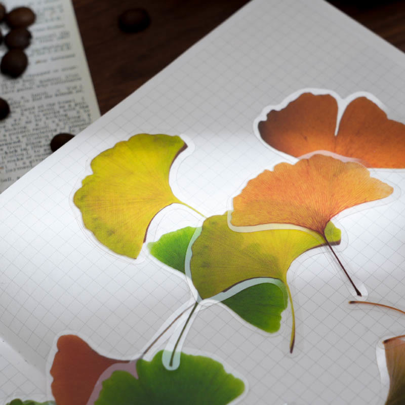 The Secret Language Of Leaves Sticker For DIY Journal Decor