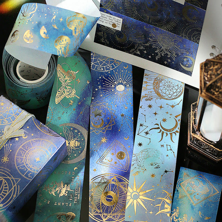 Starry Night Universe Series Washi Tape Decorative Scrapbook Tape