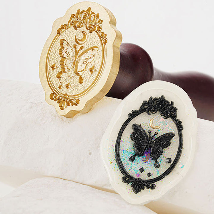 3D Embossed Girl's Thoughts Series Seal Wax Stamp Head