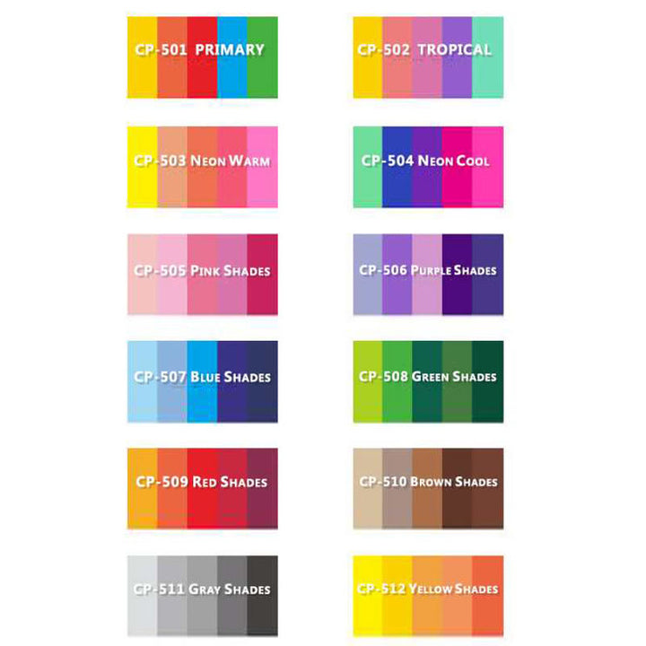 Gradient Color Set Ink Pad For DIY Stamping Crafts