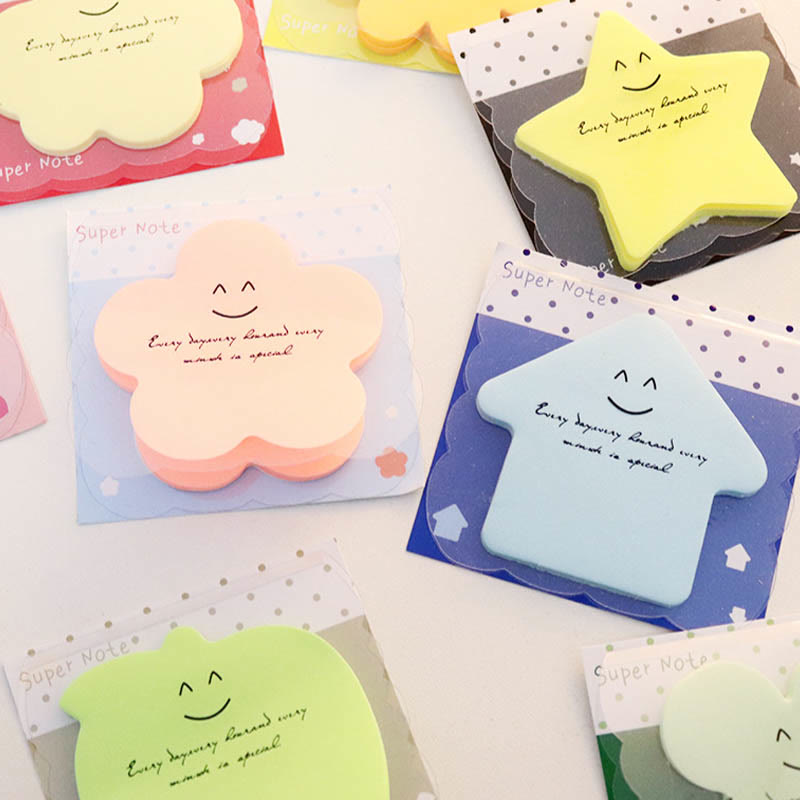 Cute Shape Notes Round Marker Memo Student Gifts