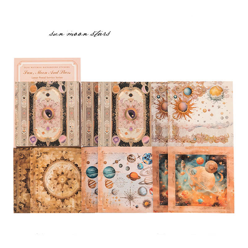 Lunar Mail Series Paper Set Decorative Journaling Paper