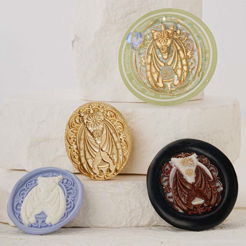 3D Embossed Starry Sky Series Seal Wax Stamp Head