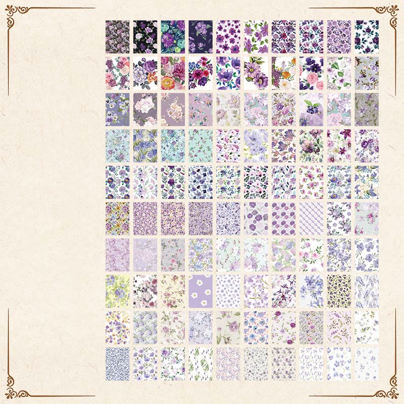 Mori Garden Series Retro Paper Decorative Journaling Paper