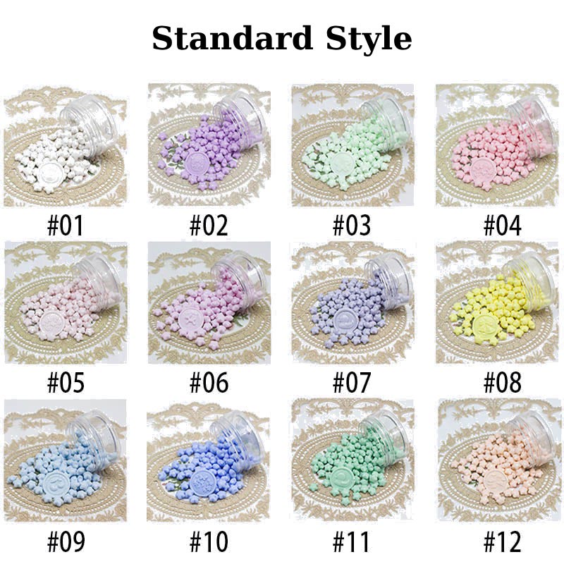 Star Macaron Color Wax Beads For Wedding Stamp Sealing Wax