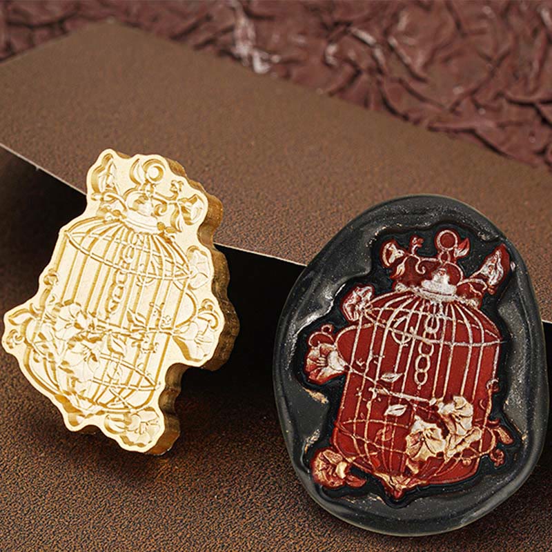 3D Embossed Flower Prisoner Series Seal Wax Stamp Head