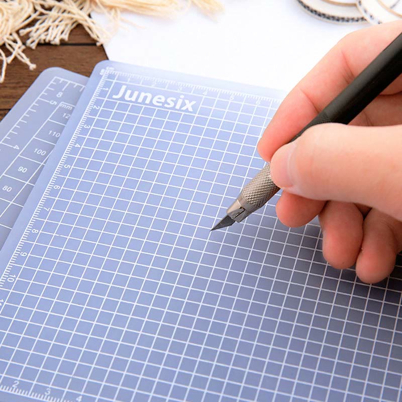 Semi Transparent Grid Cutting Mat Crafts Board For Scrapbooking