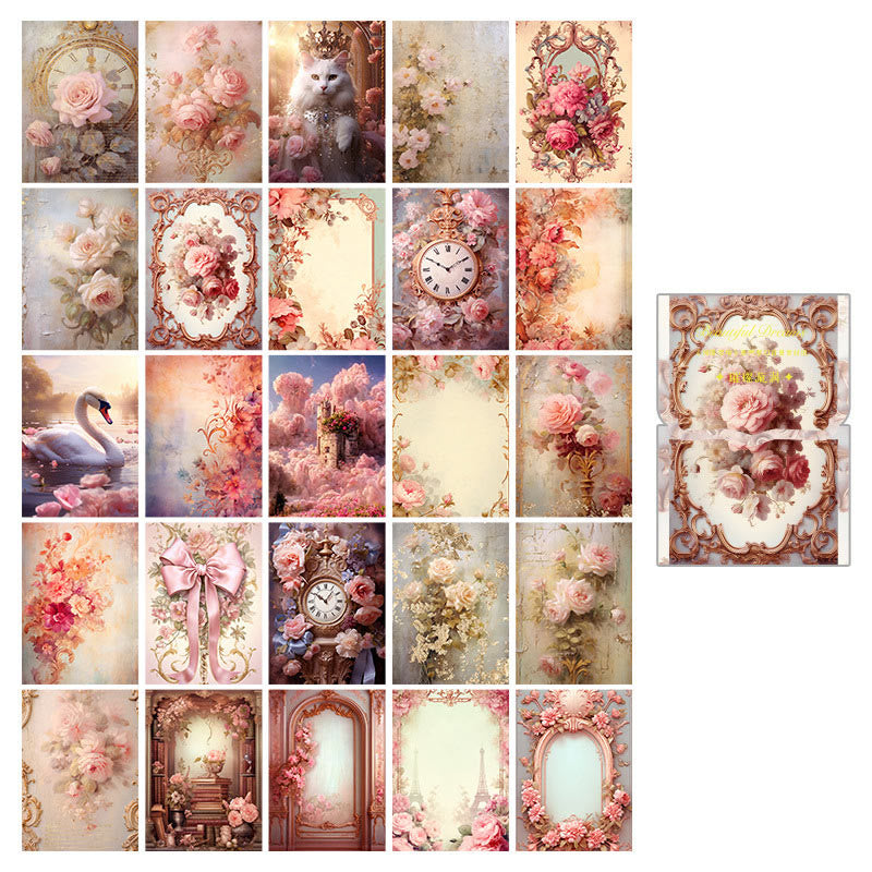 Beautiful Dream Series Scrapbook Paper Decorative Journaling Paper