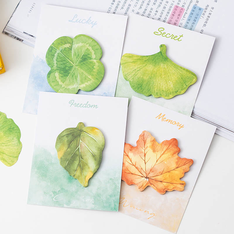 Creative Leaves Series Notes Marker Memo Student Gifts