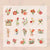 40pcs Peach Blossom Series Sticker For DIY Journal Decor