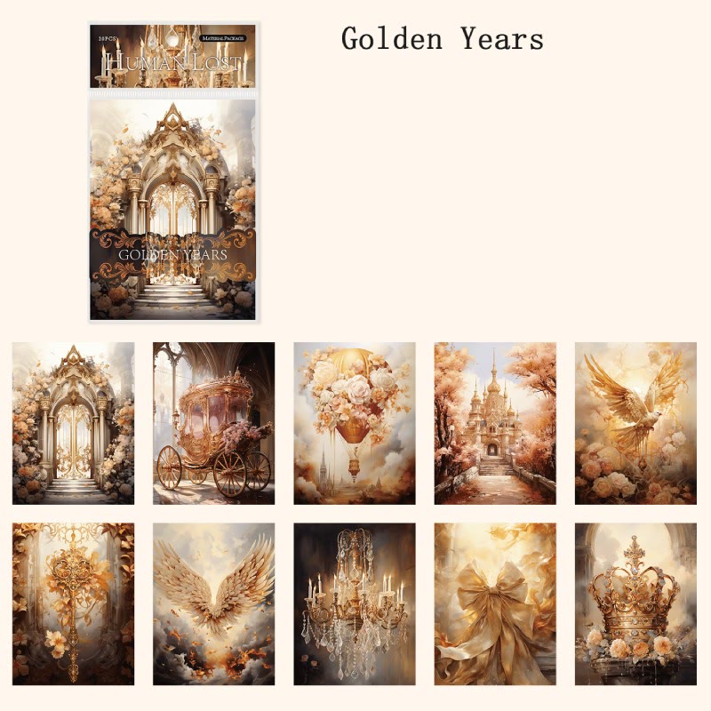 Lost Situation Series Gothic Style Paper Decorative Journaling Paper