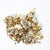 DIY Nail Painting Decorative Arts Highlighting Crushed Gold Leaves