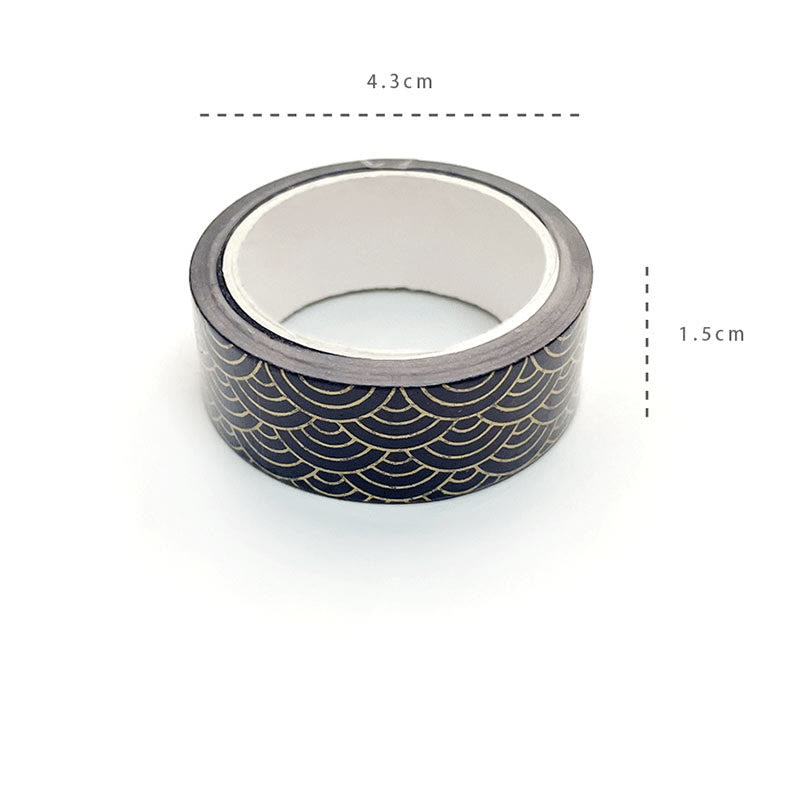 7M Vintage Pattern Hot Stamping Washi Tape Decorative Tape