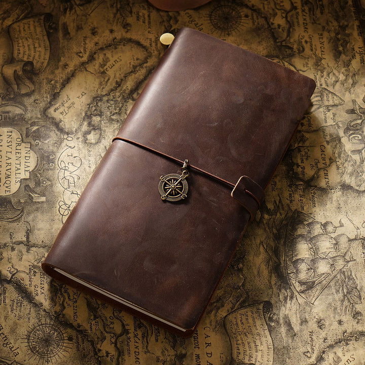 PU Leather Cover Notebook For Travel Daily Record