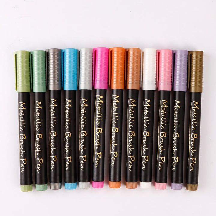 Highlighting Marker Pen For DIY Crafts Soft Nib Pen