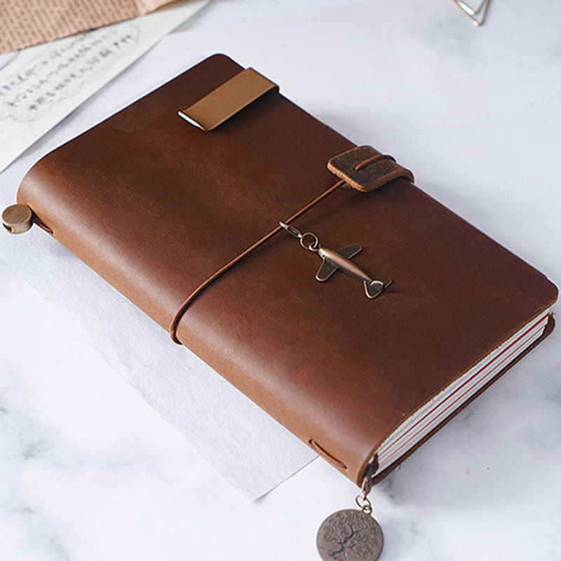 PU Leather Cover Notebook For Travel Daily Record