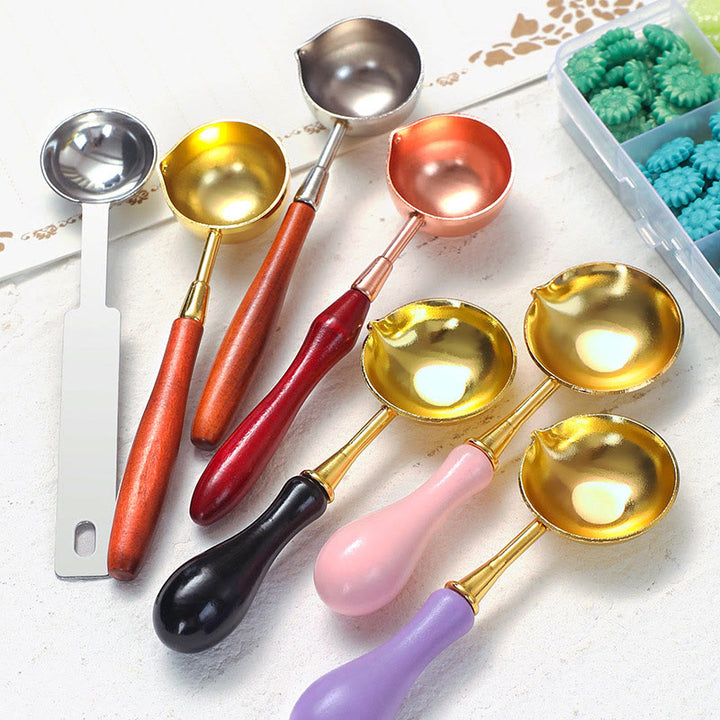 Large Non Stick Wax Melting Spoon For Sealing Stamp