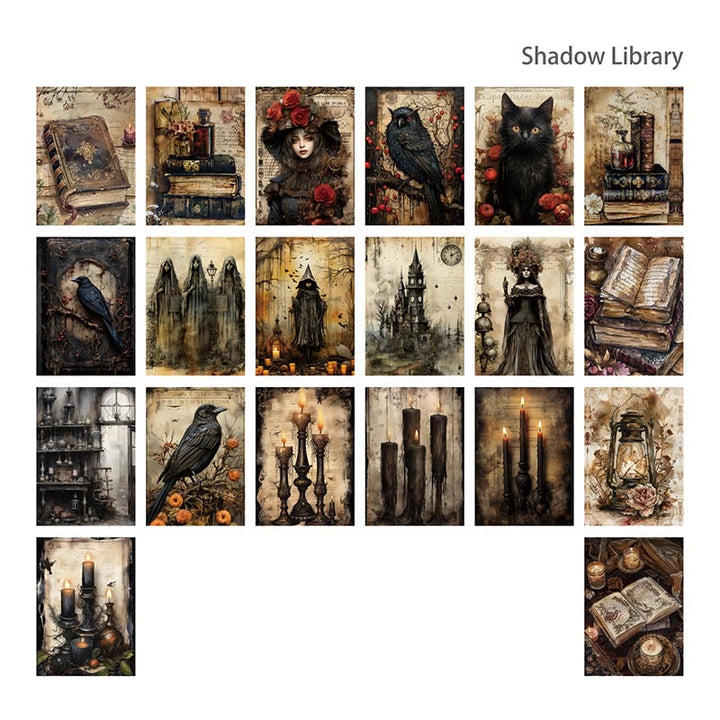 Gothic World Series Paper Set Decorative Journaling Backing Paper