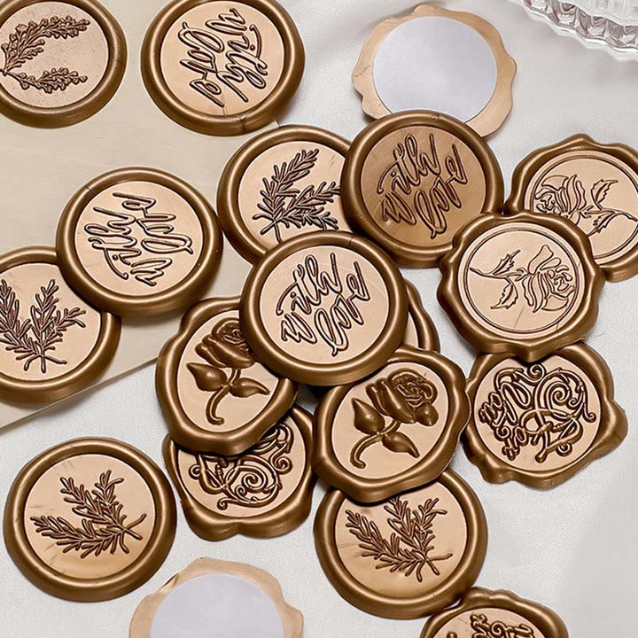 10pcs Tree Of Life Wax Seal Stamp Sticker For Envelope