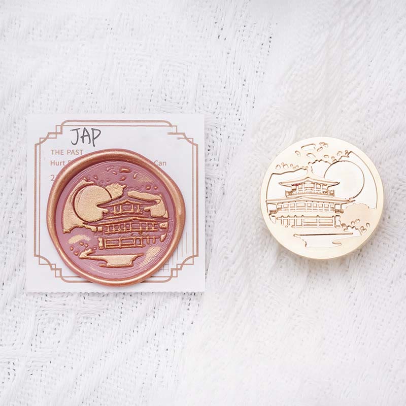 3D Round Architectural Series Seal Wax Stamp Head