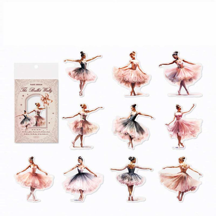 Ballet Waltz Series Sticker For DIY Journal Decor