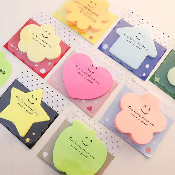 Cute Shape Notes Round Marker Memo Student Gifts