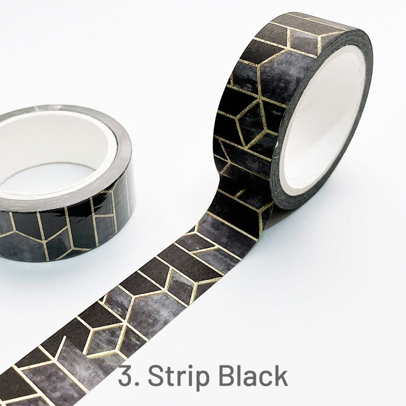 7M Vintage Pattern Hot Stamping Washi Tape Decorative Tape