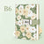 B6 Floral Cover Notebook For Record With Coded Lock